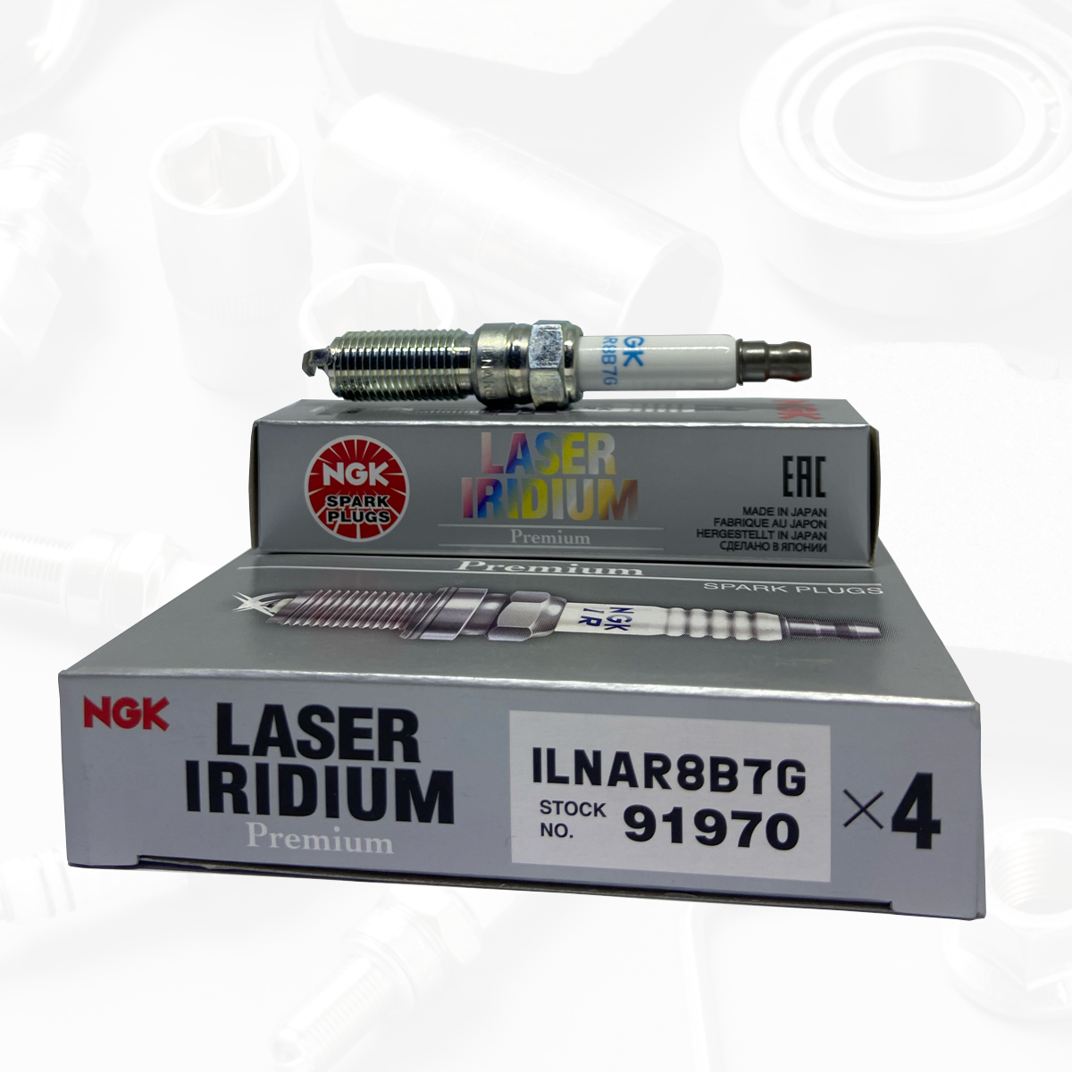 NGK Laser Iridium Spark Plug - ILNAR8B7G