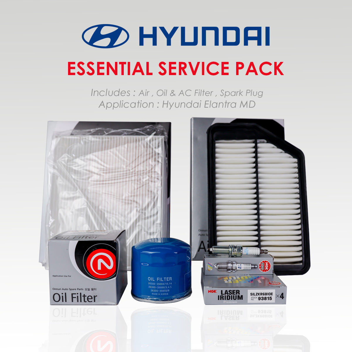 Hyundai Elantra MD - Essential Service Pack