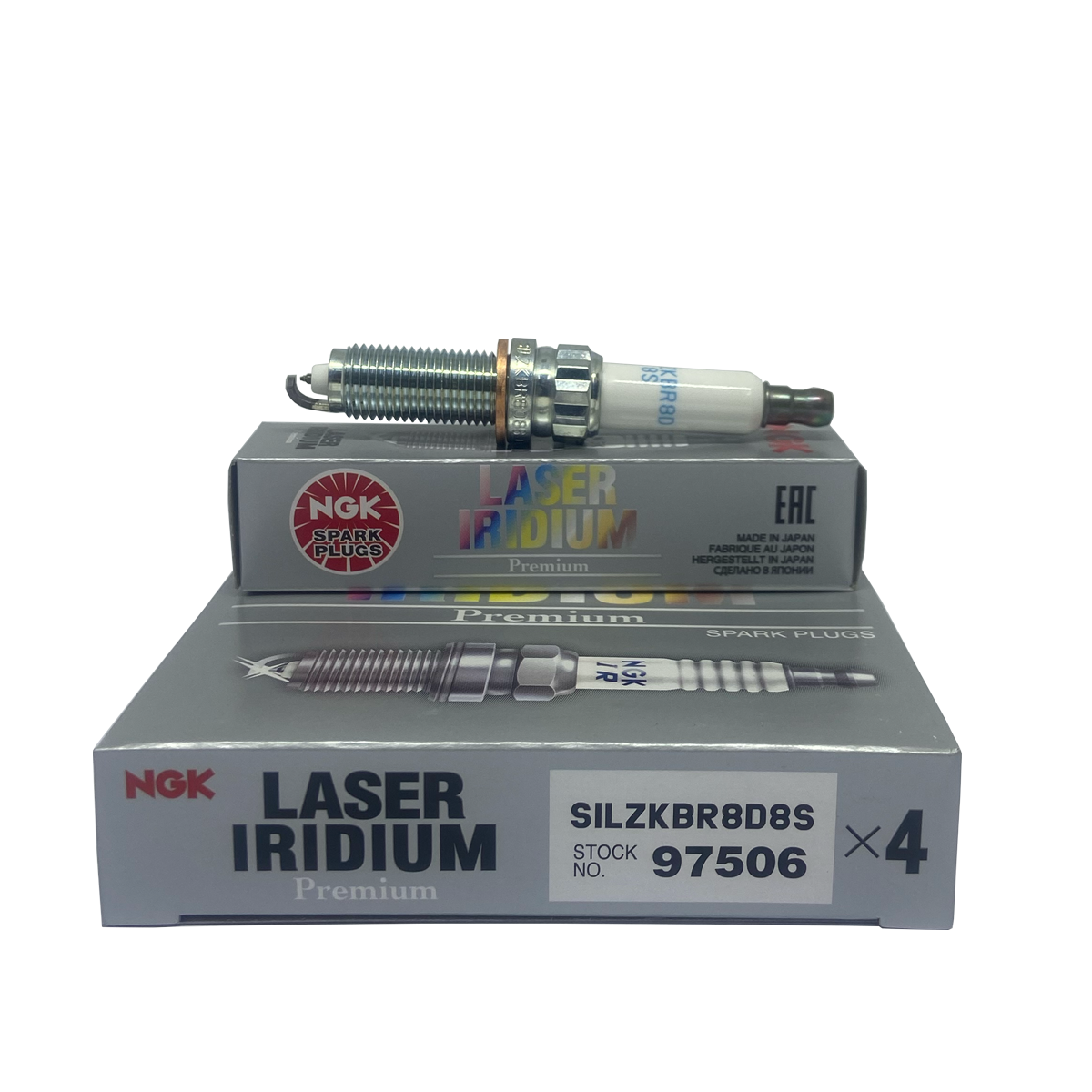 NGK Laser Iridium High Ignitability Spark Plug - SILZKBR8D8S