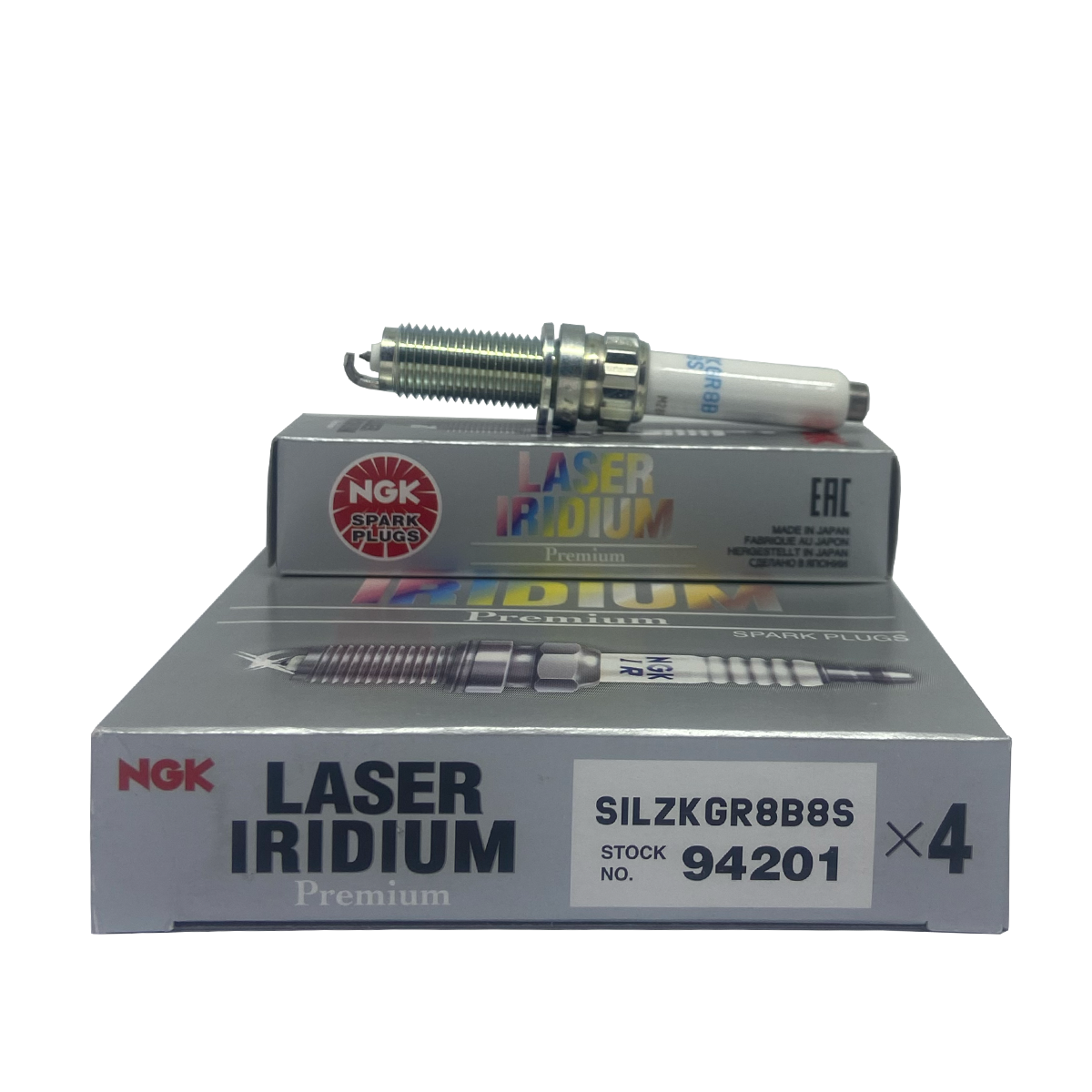 NGK Laser Iridium High Ignitability Spark Plug - SILZKGR8B8S